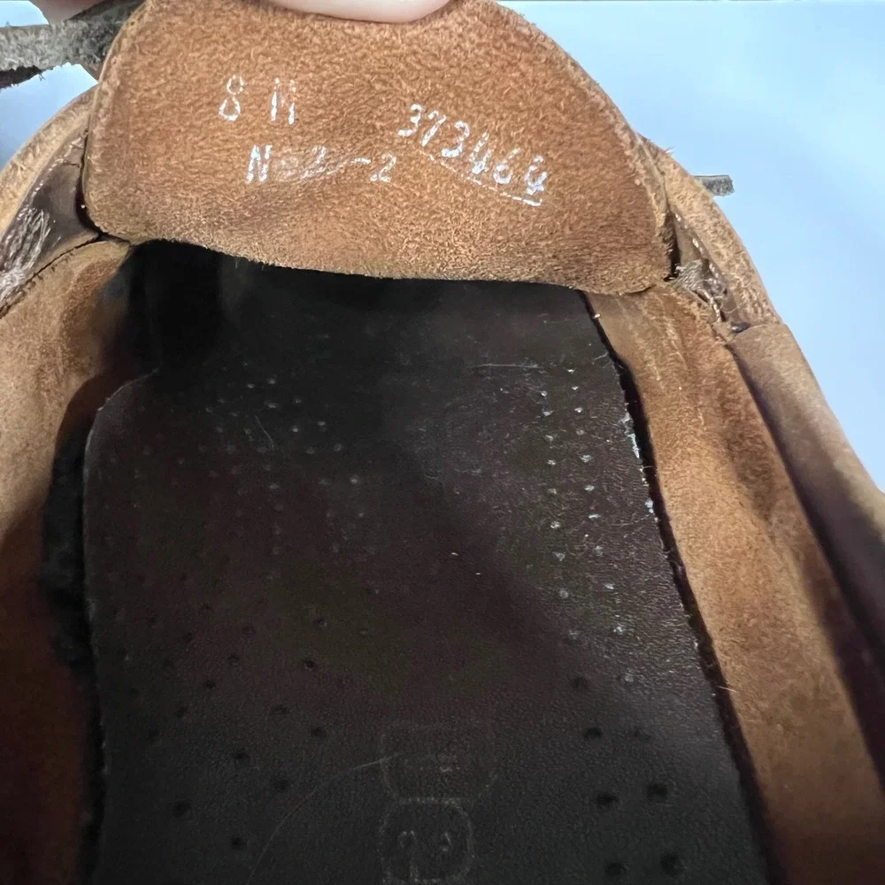 Dexter‎ Mens Brown Leather Boat Shoes Moc Toe Loafers Size 8 M Preppy